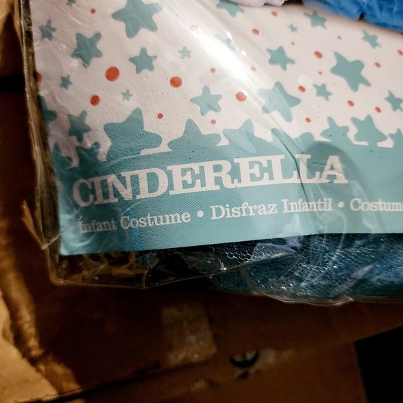NWT Disney Baby Cinderella Infant Costume Halloween Cosplay Tulle Dress Tutu EUC - Picture 5 of 6